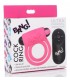 ANELLO VIBRANTE IN SILICONE USB ROSA CON CONTROLLO