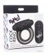 ANELLO VIBRANTE IN SILICONE USB NERO CON TELECOMANDO