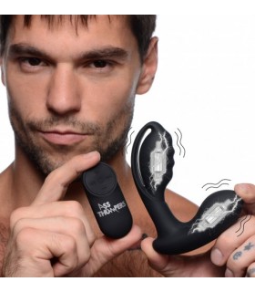 VIBRATORE PROSTATICO IN SILICONE P-STIM CON CONTROLLO