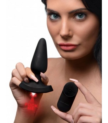PLUG ANALE IN SILICONE CON CONTROLLO LASER FUCK ME S