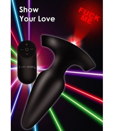 PLUG ANALE IN SILICONE CON CONTROLLO LASER FUCK ME S