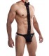 BODY-SUSPENSORY WITH BOW TIE S/M