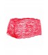 SHORTS ROSE LACE BOY RED S/M