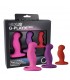 VIBRATEUR UNISEXE NEXUS G-PLAY TRIO PLUS S/M/L ROSE ROUGE VIOLET