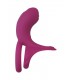 SILICONE VIBRATING RING W/ FUCHSIA USB CONTROL