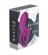 ANILLO VIBRADOR SILICONA C/ MANDO FUCSIA USB