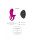 SILICONE VIBRATING RING W/ FUCHSIA USB CONTROL