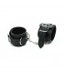 BLACK HANDCUFFS WITH BUCKLE