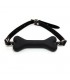 BLACK SILICONE DOG BONE GAUG