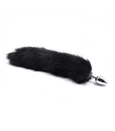 BLACK FOX TAIL PLUG