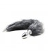 GRAY FOX TAIL PLUG