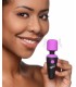 MINI MASAJEADOR WAND 10 FUNCIONES USB MORADO