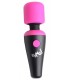 MINI MASAJEADOR WAND 10 FUNCIONES USB ROSA