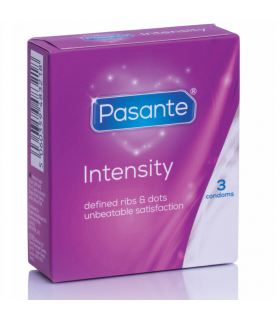 PRÉSERVATIF PAR INTENSITÉ VERGETURES 3 UNITÉS