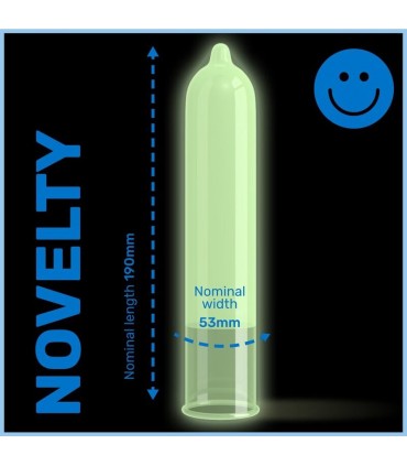 GLOW CONDOM DURCH 12 EINHEITEN