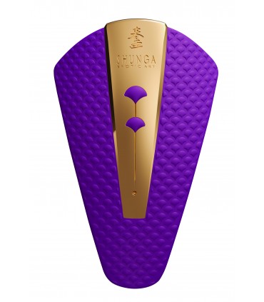 SHUNGA VIBRADOR MASAJEADOR OBI USB LILA