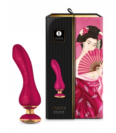 SHUNGA VIBRATORMASSAGER SANYA USB HIMBEERE