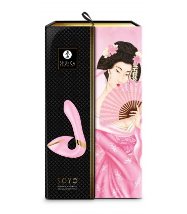 SHUNGA VIBRATORE MASSAGGIATORE SOYO USB ROSA
