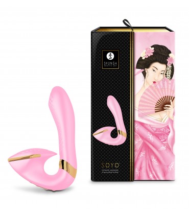 SHUNGA VIBRATORE MASSAGGIATORE SOYO USB ROSA