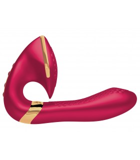 SHUNGA VIBRADOR MASAJEADOR SOYO USB FRAMBUESA