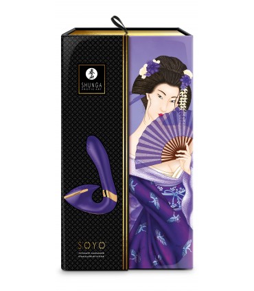SHUNGA VIBRATORE MASSAGGIATORE SOYO USB LILLA