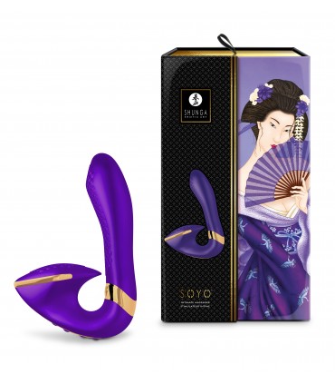 SHUNGA VIBRATORE MASSAGGIATORE SOYO USB LILLA