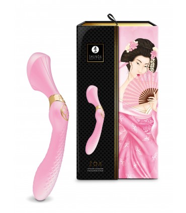 SHUNGA MASSAGER VIBRATEUR ZOA USB ROSE