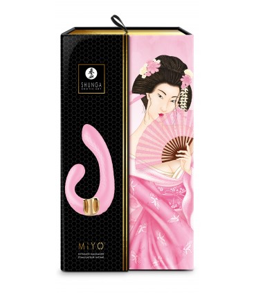 SHUNGA MASSAGGIATORE VIBRANTE MIYO USB ROSA