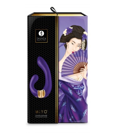 SHUNGA VIBRATORE MASSAGGIATORE MIYO USB LILLA
