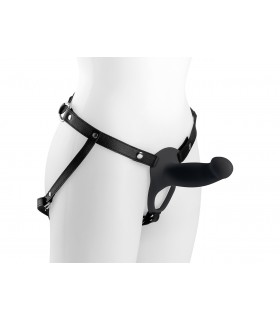 HOLLOW HARNESS W/ VIBRATION H3 SIZE S BLACK