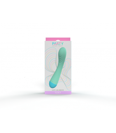 VIBRATEUR TOKY RECHARGEABLE AQUA