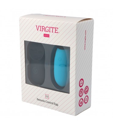 HUEVO VIBRADOR G3 RECARGABLE AZUL