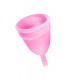 COPA MENSTRUAL SILICONA ROSA TALLA S