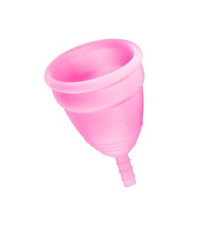 COPA MENSTRUAL SILICONA ROSA TALLA S