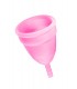 COPA MENSTRUAL SILICONA ROSA TALLA L