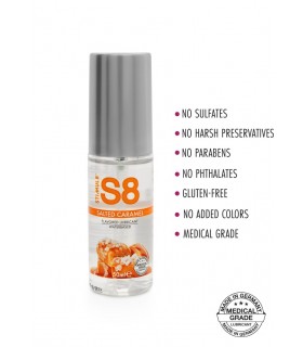 S8 LUBRICANTE BASE AGUA 50 ML CARAMELO TOFFEE