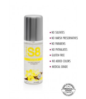 S8 WATER BASED LUBRICANT 125 ML VANILLA