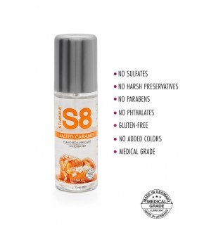 S8 LUBRICANTE BASE AGUA 125 ML CARAMELO TOFFEE