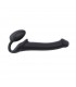 ARNÉS DILDO STRAP-ON FLEXIBLE SILICONA SUAVE NEGRO M