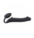 ARNÉS DILDO STRAP-ON FLEXIBLE SILICONA SUAVE NEGRO L