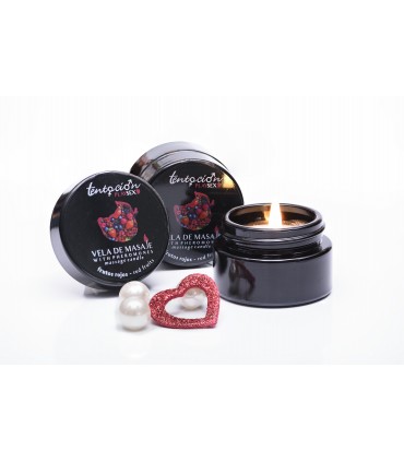 CANDELA DA MASSAGGIO AI FEROMONI FRUTTI ROSSI 20 ML