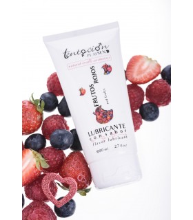 LUBRIFIANT SAVEUR FRUITS ROUGES 80 ML