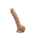 SILEXD DILDO EN SILICONE MODÈLE 1 7" CARAMEL