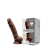 SILEXD SILICONE DILDO MODEL 1 7" BROWN