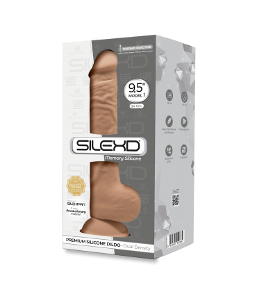 SILEXD DILDO SILICONA MODEL 3 9'5" CARAMELO