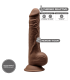 SILEXD SILICONE DILDO MODEL 3 9'5" BROWN