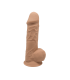 SILEXD SILICONE DILDO MODEL 4 8'5" CARAMEL