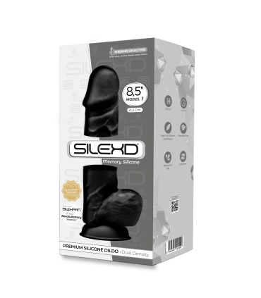 SILEXD DILDO SILICONA MODEL 4 8'5" NEGRO