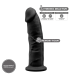 SILEXD SILICONE DILDO MODEL 2 9" BLACK