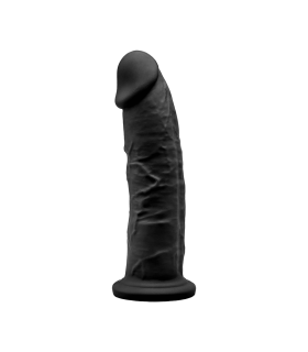 SILEXD SILICONE DILDO MODEL 2 7'5" BLACK